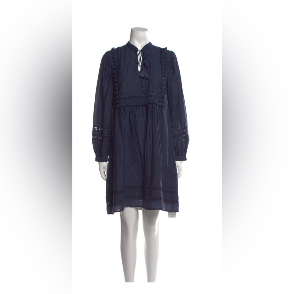 Sea New York Navy Long Sleeve Dress